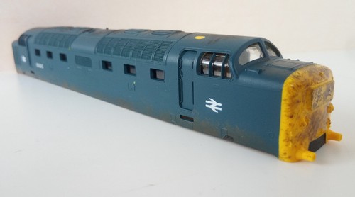 Lima Calibre OO Tipo 5 Clase 55 Deltic Diesel Loco Carrocería y Acristalamiento BR Azul 55013 | Zustand: Used