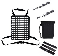 2-piece Tactical Rigid MOLLE Panel Vehicle Car Seat Back Shooting Storage