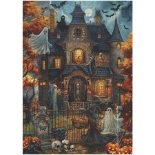 1000 Piece Halloween Spooky Jigsaw Puzzle Autumn Party Game Wall Decor