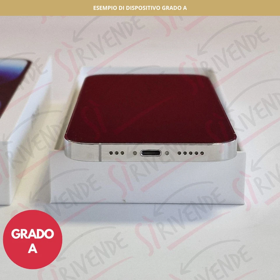 APPLE IPHONE 14 256GB ROSSO CON BATTERIA 83%. PRODOTTO VERIFICATO DI GRADO A - Immagine 4 di 4