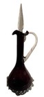 Vintage Empoli Art Glass Amethyst Purple Genie Bottle Decanter w/ Stopper — photo 2