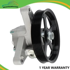 Power Steering Pump W/ Pulley For Honda Accord Crosstour Pilot 3.5L EX EX-L LX
