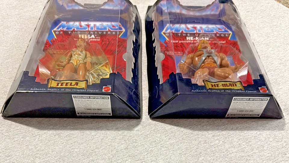 Serie Conmemorativa HE-MAN & TEELA Masters of the Universe ¡SELLADA! JUEGO DIFÍCIL DE ENCONTRAR Foto 3 de 4