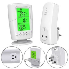 Wireless Programmable Thermostat Timer Switch for Heating and Cooling Control