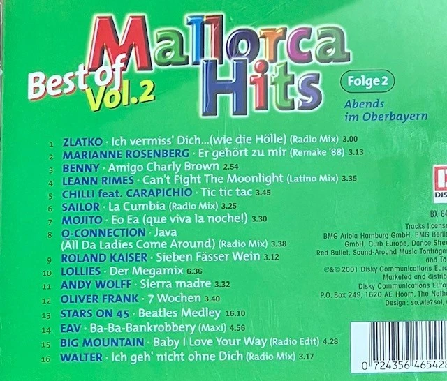 Rare EAV Bankrobbery Various Best Of Mallorca Hits Vol.2 (Abends Im Oberbayern) - Bild 2 von 4