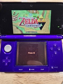 RARE Nintendo 3DS BUNDLE Midnight Purple Console with 6 Games Tested And Working