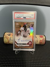 2025 Topps Road To Opening Day Auto Elly De La Cruz Orange Foil PSA 9 POP 1 Rare