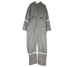 LAPCO FR Flame Resistant Work Jumpsuit Gray Reflective Stripes 3XL Men Alaska