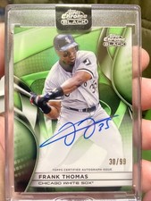 2025 Topps Chrome Black Autograph Frank Thomas #CBA-FTH / 99