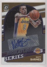 2021-22 Panini Donruss Optic Signature Series Matt Barnes #SS-MBN Auto 05ye