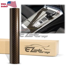 2d Carbon Fiber Glossy Vinyl Vehicle Wrap Sticker Bubble Free Air Release Sheet