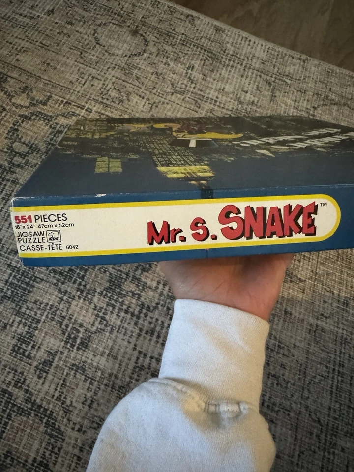 Vintage Sols SNAKE TALES jigsaw-puzzle 1975 Allan Salisbury  Sols Very Rare - Image 2 of 2