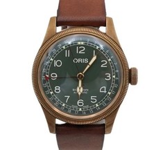 Oris Big Crown Pointer Date Green Dial 80th ANNIVERSARY 01 754 7741 3167 USED