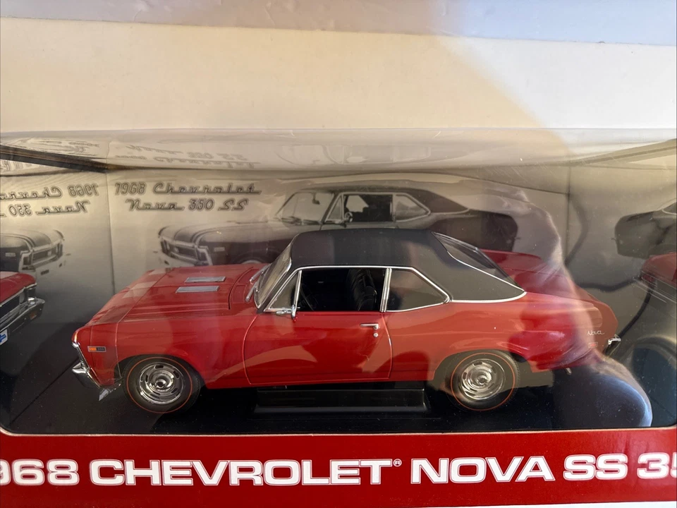 GMP Peach State 1968 Chevy Nova SS 350 Red 8024-1 1:18 Diecast Limited Edition - Image 2 of 4