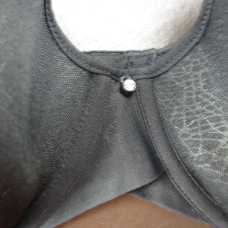 Sujetador Bali 36DD negro acolchado con aros cierre ajustable trasero Foto 3 de 4