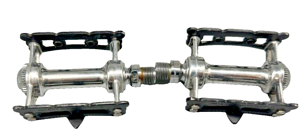 Campagnolo super leggeri pista pedals vintage track black cages 9