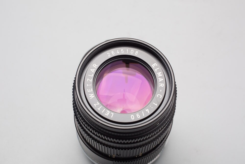 Leica Leitz Wetzlar Elmar C 90mm f/4 F4 Lens, Germany, Black
