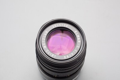 Leica Leitz Wetzlar Elmar C 90mm f/4 F4 Lens, Germany, Black