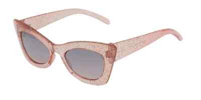 Guess GF0346 74U Glitter Pink Cat Eye Plastic Sunglasses  display picture 1