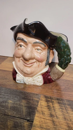  VTG 1957 Royal Doulton LRG 7" Toby character Jug Mine Host D6468 # 25