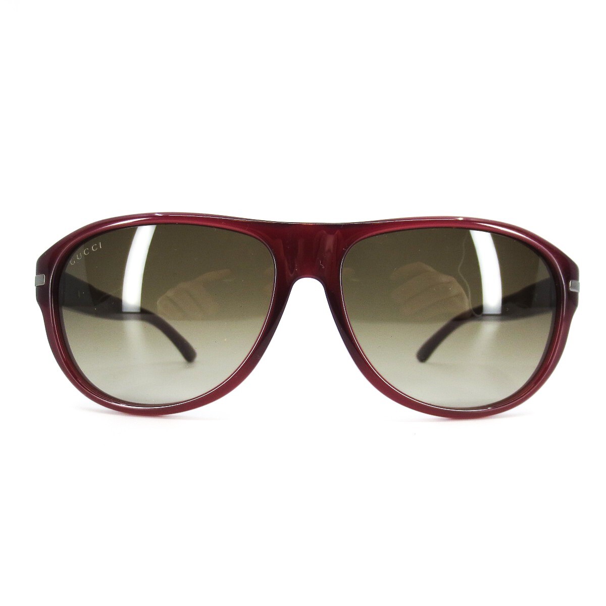 Gucci Sunglasses GG 1051/S I3NHA Clear Red Frames with Brown  display picture 2