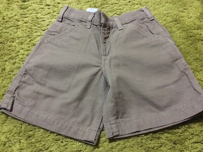 Carhartt Boys Canvas Carpenter Short-Green & Mustard-Sizes 8-16-New