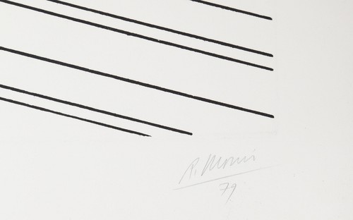Robert Morris, Stockade, Etching with Aquatint, signed and numbered in pencil - Picture 2 of 3