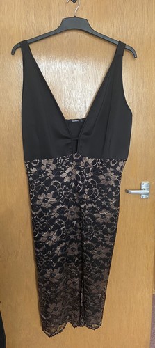 Boohoo Women's Multicolored Maxi Dress, Size 24, Fully Lined - Picture 2 of 4