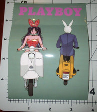 Playboy X Color Bars Playmate Bunny Scooter Cover Sticker Decal K