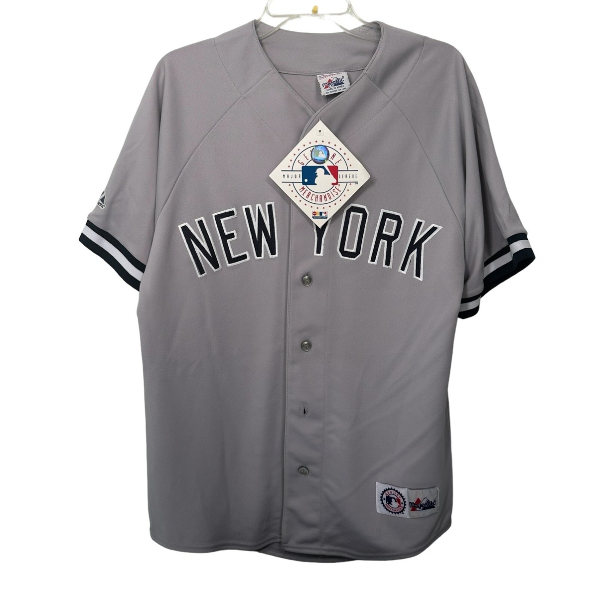 MLB Majestic NY ヤンキース　カノー　24 ユニフォーム Deadstock New York Yankees VTG Majestic MLB Jersey Gray #6 Medium