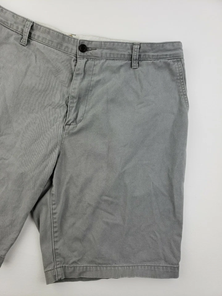 Pantalones Cortos Dockers Para Hombre 38 Chino Bermudas Caminar Gris Algodón 5 Bolsillos Cremallera Mosca Foto 2 de 4