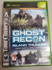 Tom Clancy's Ghost Recon: Island Thunder Xbox No Manual TESTED Hits mismatched