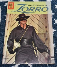Walt Disney ZORRO 15 Dell Four Color 1961 High Grade Silver Age Comic