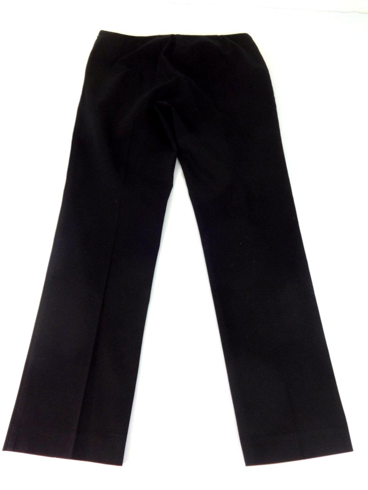 INTERNATIONAL CONCEPTS WOMENS BLACK COTTON SPANDEX DRESS PANTS SIZE 2
