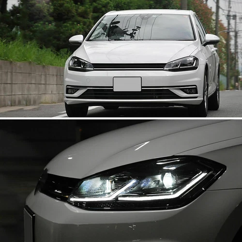For 2013-2018 VW Volkswagen Golf 7 LED Projector Headlights W/Sequential Signal - Picture 7 of 12