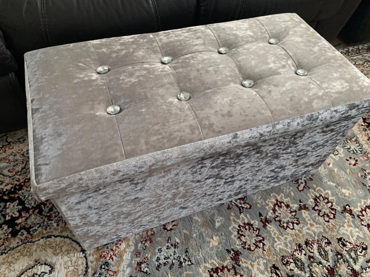 Storage boxes 2024 crushed velvet