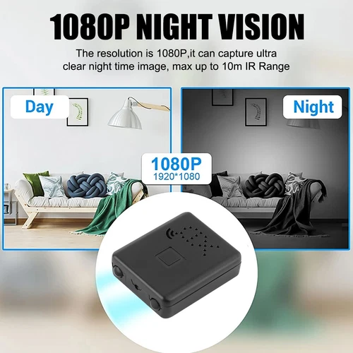2025 Smart Mini WiFi Camera Wireless 1080P HD Night Cam Home Security & Outdoor - Picture 8 of 12