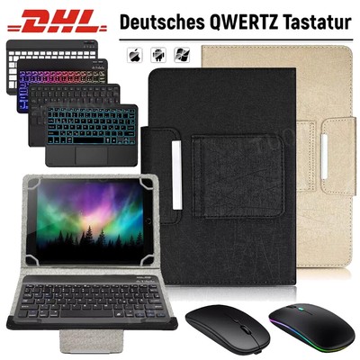 Für Lenovo Tab P11 Pro/M11/M10 Plus/P10 Plus Hülle mit Bluetooth Tastatur Maus