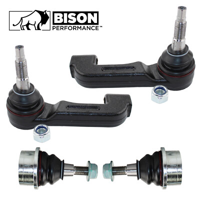 Bison Performance 4pc Front Lower Ball Joints Tie Rod Ends Kit For Nitro Liberty