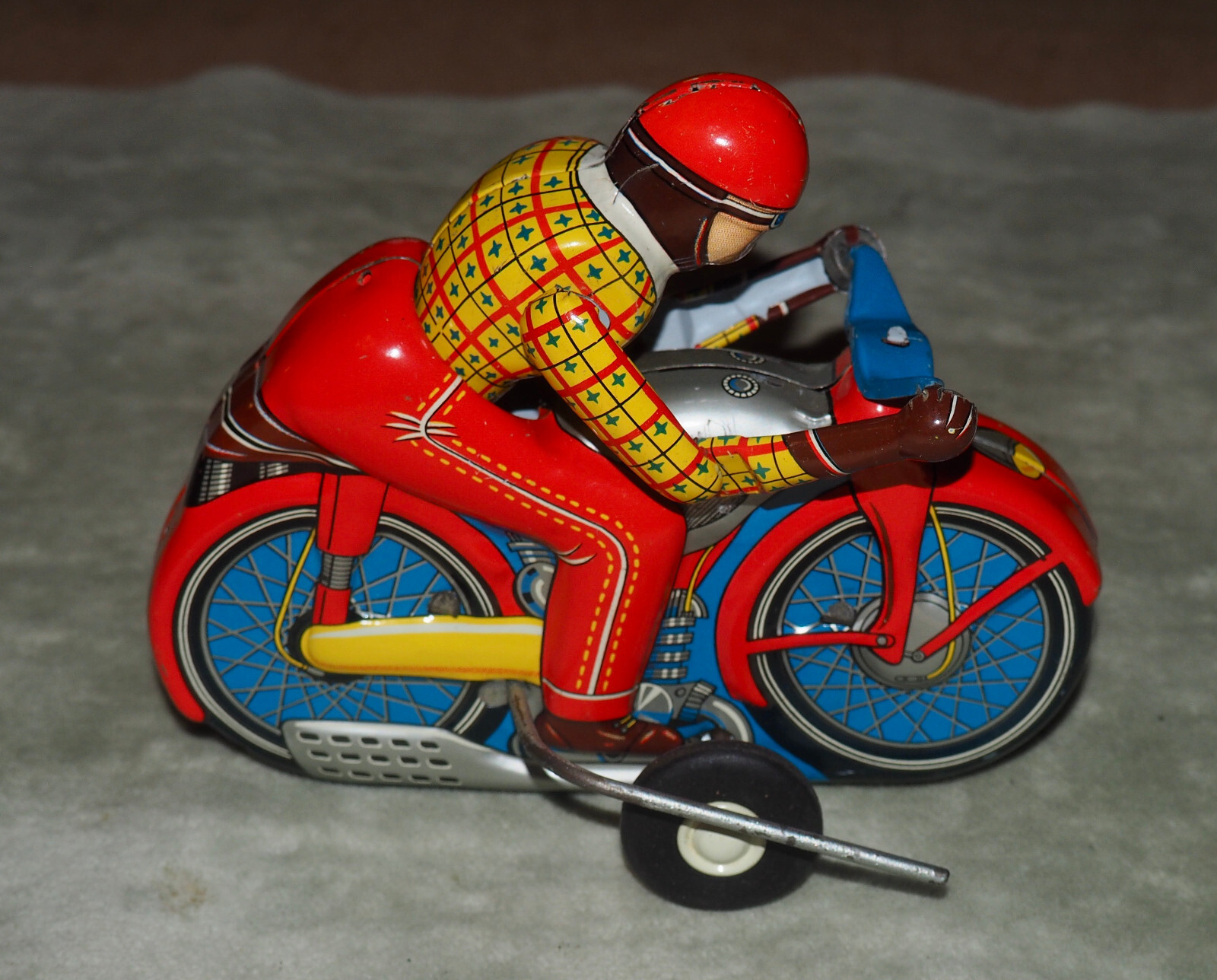 Vtg. DAREDEVIL STUNT MOTORCYCLE Friction Motor ALPS, JAPAN w/ BOX eBay