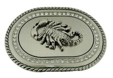 Big Scorpion Belt Buckle Zodiac Sign Cowboy Fashion Metal New Rodeo Mens Western
