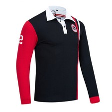 Men's T-Shirts Long Sleeve Polo Shirts Casual Shirts Top Black US Size M