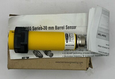 Banner 27288 SMA30PELQD 150M Range Opposed Mode Barrel Emitter Sensor - NEW