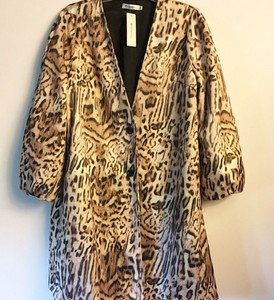lightweight leopard print coat