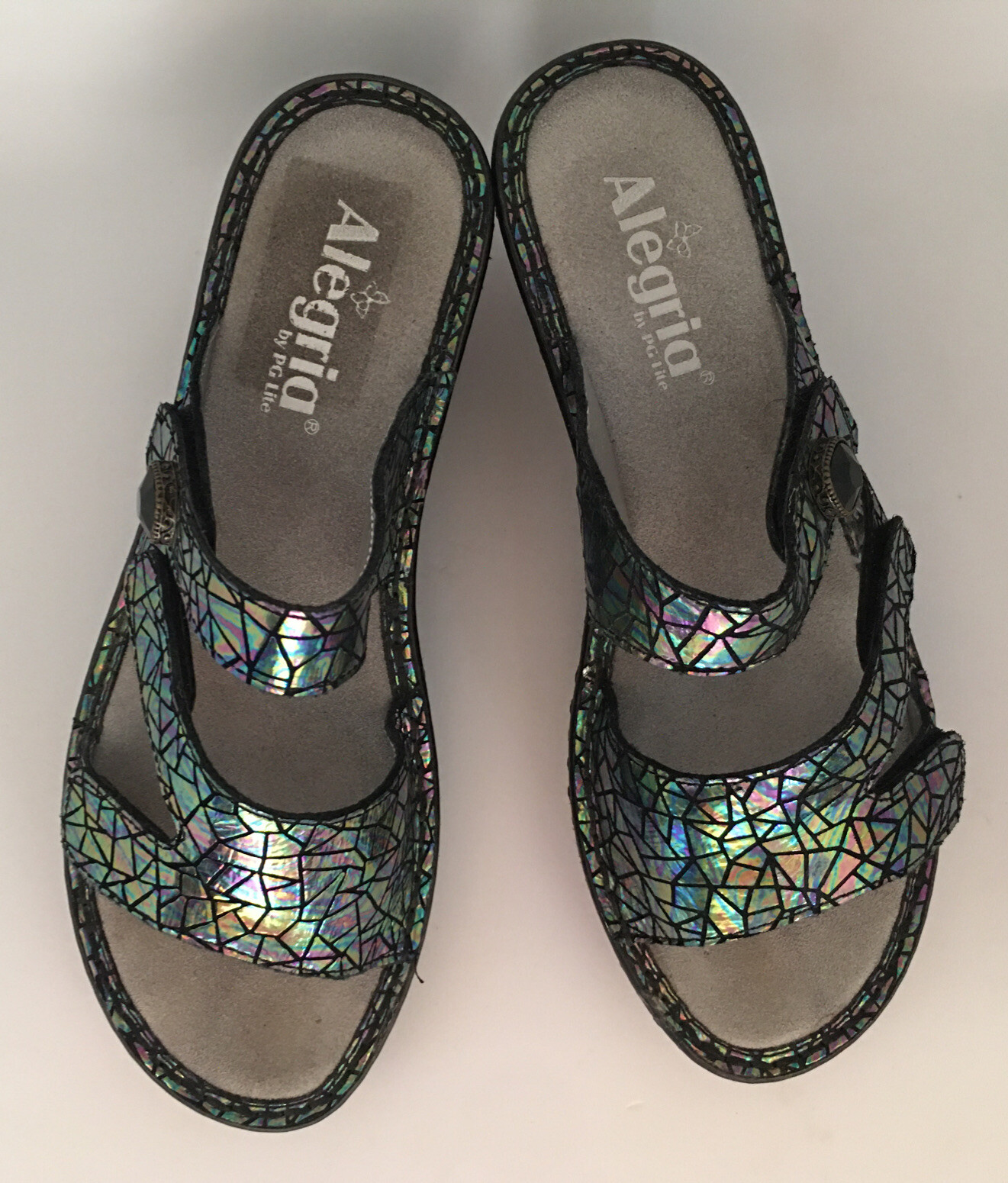 Alegria lotto 372 sandali donna con zeppa Tectonic Loti taglia 38