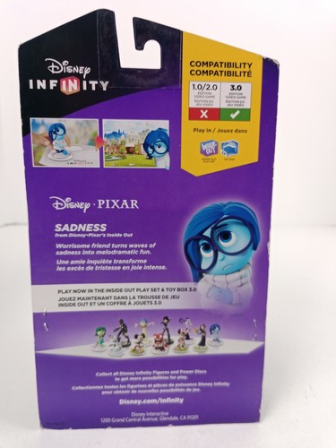 * Disney Infinity 3.0 Sadness Inside Out Pixar Wii U PS3 PS4 Xbox 360 One 🙂 NUEVO - Imagen 3 de 7
