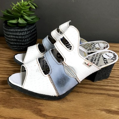 EVA Sole Comfortable Footwear TMA EYES Women's Floral Leather Sandals - Hollow Design Hook & Loop Casual Breathable Shoes Hook And Loop Shoes