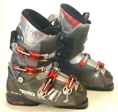 Ski Boots Tecnica Vento 6 Ultrafit Size 9.5 (U.S) Gray Made in Italy Used Tecnica VENTO 6 SKI BOOTS Mens DH Ski Boot Grey 290 MP  main image 4