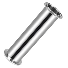 Tri Clamp Tube 1.5 Inch Tube OD Sanitary Spool Tube Length 6 Inch Clamp End O...