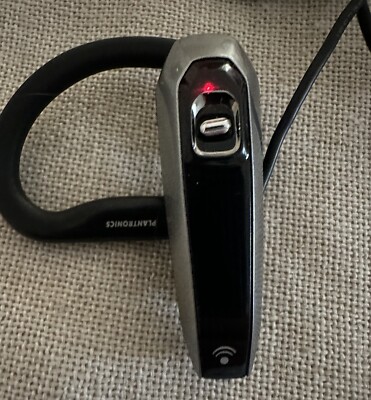 PLANTRONICS EXPLORER 340 BLUETOOTH HEADSET EARHOOK OMNI DIRECTIONAL MIC SILVER